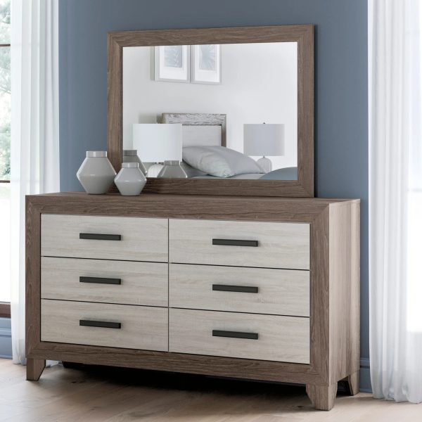 Modern 5-Piece Bedroom Furniture Set with Bed, Dresser, Mirror, Chest & Nightstand (5)